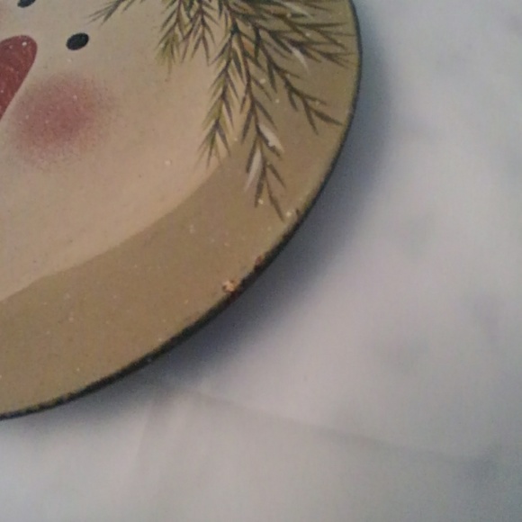 Signed Donna White Wood Composite Small Plate - Picture 5 of 6